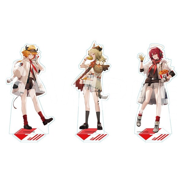 【YOSTAR】Arknightsアークナイツ ケンタッキ KFCコラボ アクリルスタンド エクシア クロワッサン イフリータ グッズ フィギュア