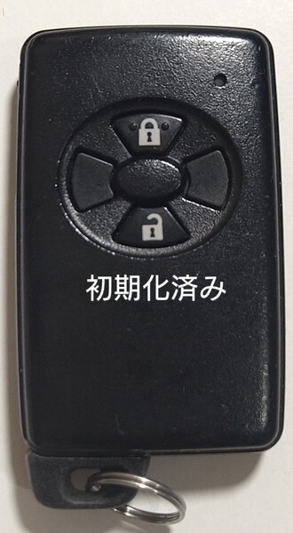 初期化済トヨタ純正スマートキー 2ボタン ヴィッツ ラクティス ベルタ カローラ基盤番号271451-6230新品電池サービス⑦