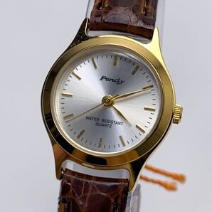 C039 新品 Pendy レディース 腕時計 本革ベルト 定価10,000円