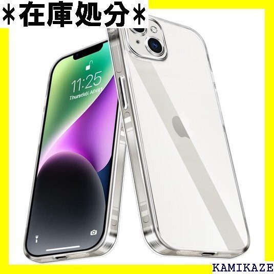 iPhone 14 ケース クリア 耐衝撃 TPU 透 保護 衝撃吸収 ワイヤレス充電対応 傷つけ防止 滑り止め 1521