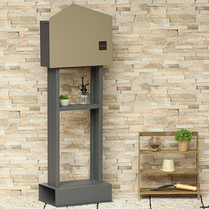 【おしゃなデザインで玄関先を彩るスタンドポスト】 ポスト 郵便ポスト メールボックス おしゃれ スタンド ハイタイプ 玄関 家庭用