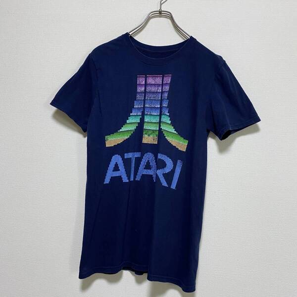 アメリカ古着 ATARI アタリ 半袖 Tシャツ ロゴプリント US古着 ゲーム Sサイズ 【I1399】