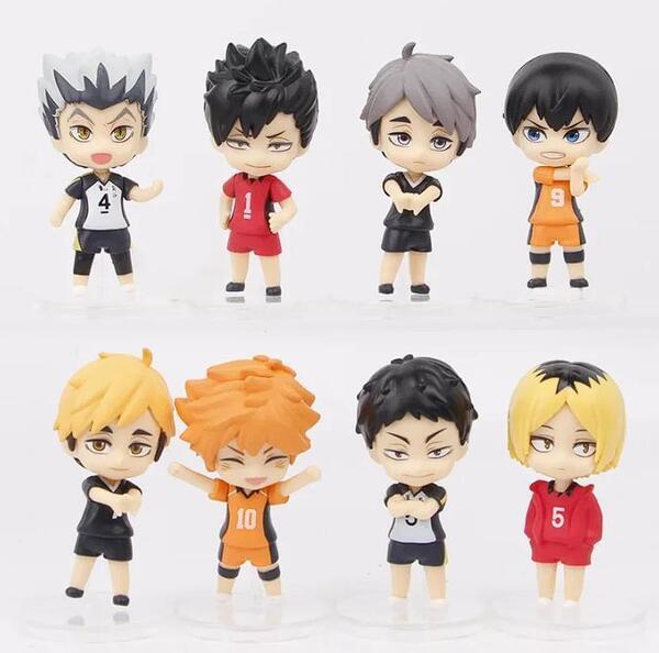 ハイキュー ミニフィギュア セット 8体コンプリートセット 日向・影山・木兎