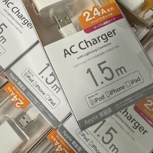 10個セットロジテック2.4ALightningライトニング充電器