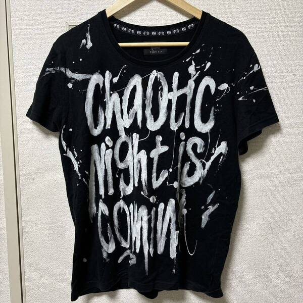 ◆激レア◆ ニッシー 岩ちゃん glamb グラム 半袖 Tシャツ ブラック ペイント 1 カットソー 黒 HYSTERIC ブラックコットン