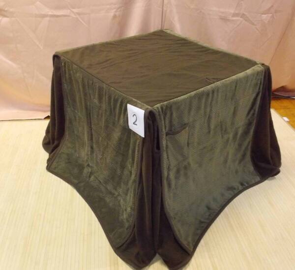 ダイニングコタツ用布団 カーキ色のみ 60×90用 205×235cm ハイコタツ布団 こたつ布団 ダイニングこたつ布団 ヘリンボーン