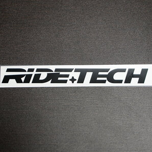 新品・未使用☆RIDE+TECH ライドテック ロゴステッカー ブラック 1枚 縦21mm×横200mm ロゴ|デカール|切り文字|切文字|新品|送料無料
