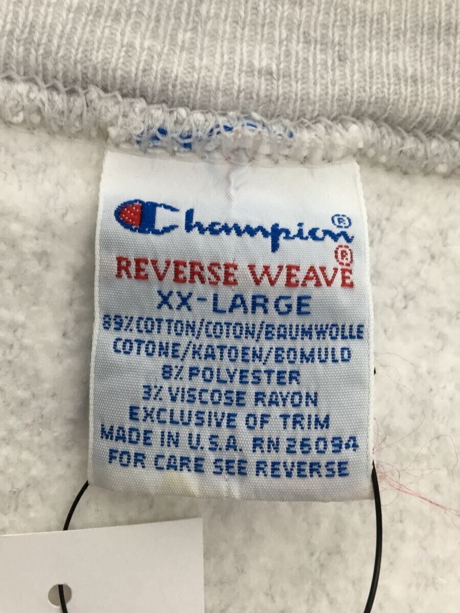 Champion◆90s/リバースウィーブ/TUFTS/刺繍タグ/スウェット/XXL/コットン/GRY// Champion◆90s/リバースウィーブ/TUFTS/刺繍タグ/スウェット/XXL/コットン/GRY//