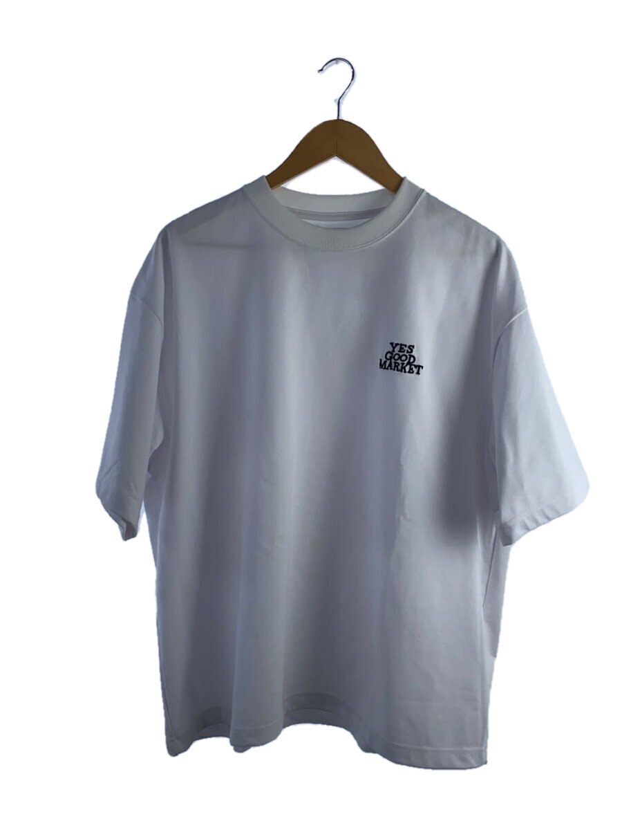 YES GOOD MARKET/Tシャツ/L/ポリエステル/ホワイト/白/YGM2301T-BSM35