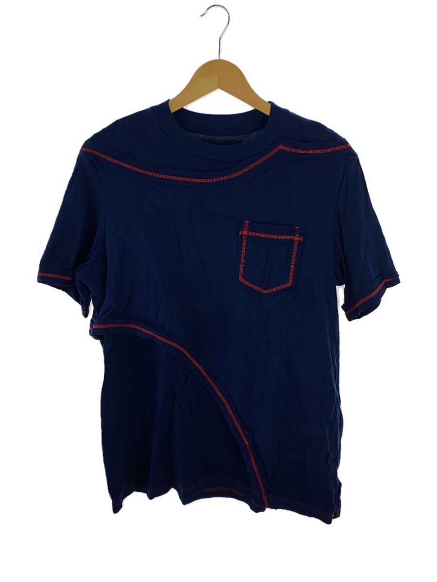 YUKI HASHIMOTO◆Tシャツ/S/コットン/NVY/無地/211-01-0604