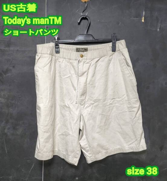 ★送料無料★ US古着 Today's manTM ヴィンテージ ショートパンツ ハーフパンツ メンズ ショートパンツ W38