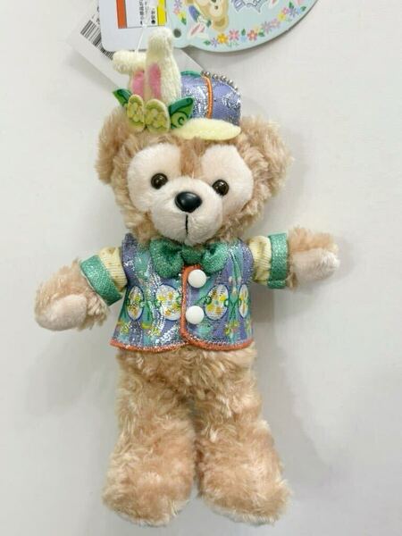 新品 未使用 タグ付き ディズニー TDS ディズニーイースター Tip-Topイースター 2019 ぬいぐるみバッジ ぬいば ダッフィー