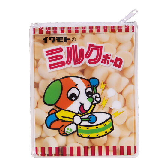 送料無料 内袋未開封品 イワモトのミルクボーロ クリアポーチコレクション イヌ カプセルトイ/ガシャポン/ガチャ
