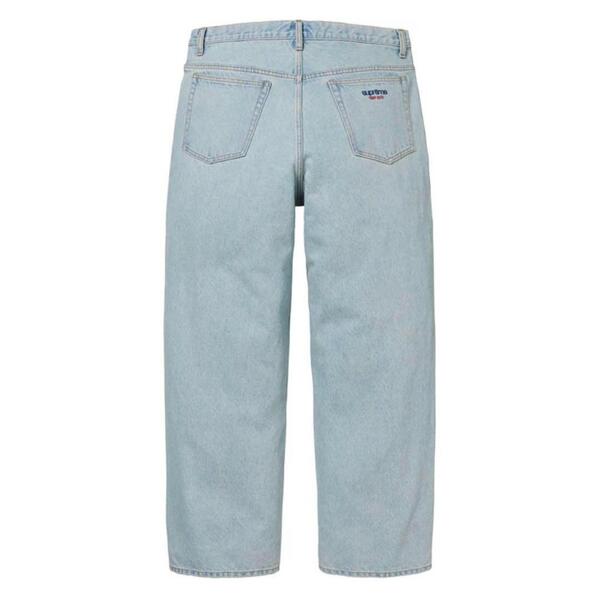 24AW Supreme シュプリーム Baggy Jean バギー ジーンズ デニム パンツ Light Washed Indigo ライト ウォッシュド インディゴ 30 新品
