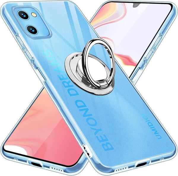2306374☆ UMIDIGI G1 ケース クリア リング付き TPU Umidigi G1 Max ケース カバー 専用 黄変防止 耐衝撃 薄型 ケース 車載ホルダー対応