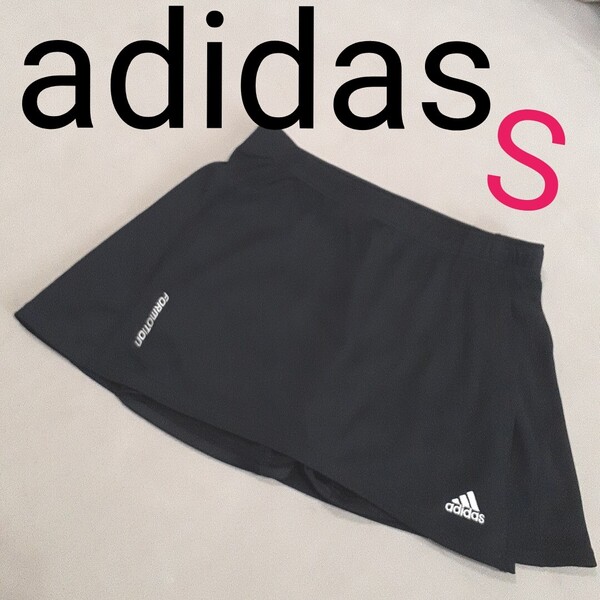 【超美品】 adidas アディダス スコート テニス レディース S テニススコート 軟式テニス 硬式テニス ボールポケット インナー付き