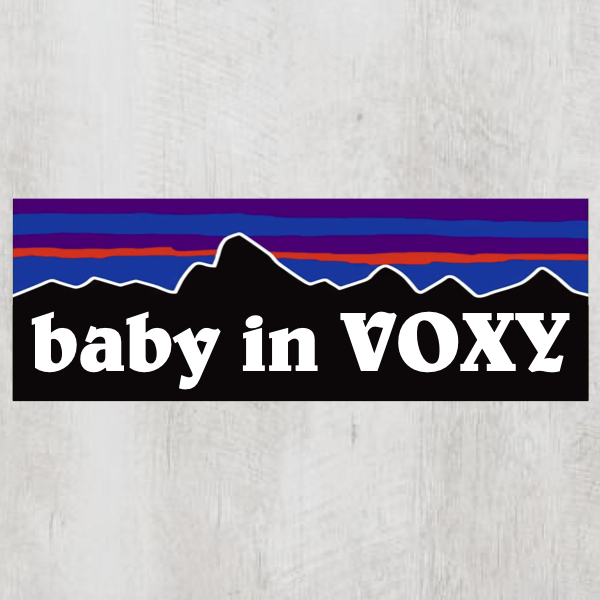 P【baby in VOXY/ベビーインヴォクシー】マグネットステッカー