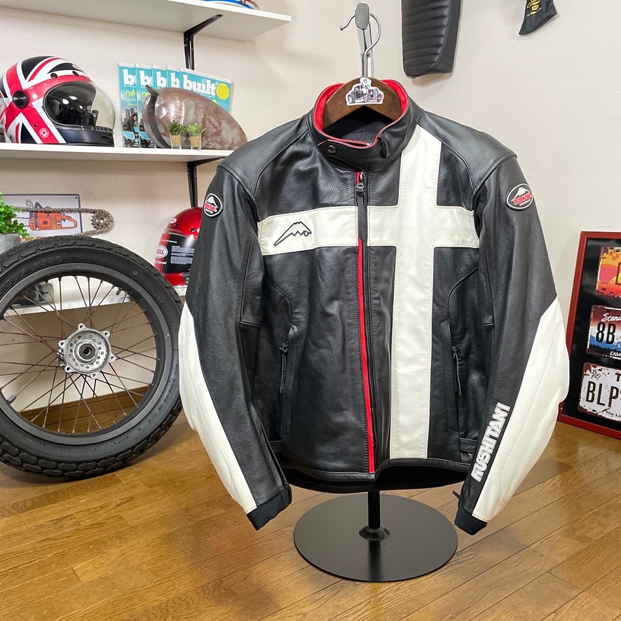 KUSHITANI 当時物 クシタニ シングルライダースタイプ レザージャケット KUSHITANI 当時物 クシタニ シングルライダースタイプ レザー