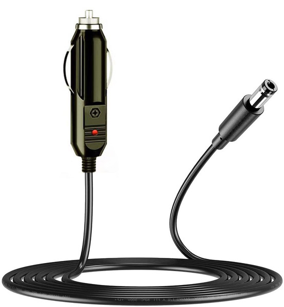 12V/24V DC車シガーライター シガーライター電源プラグアダプタ 3A電流出力 高温抵抗 LEDライト付 /冷蔵庫適用