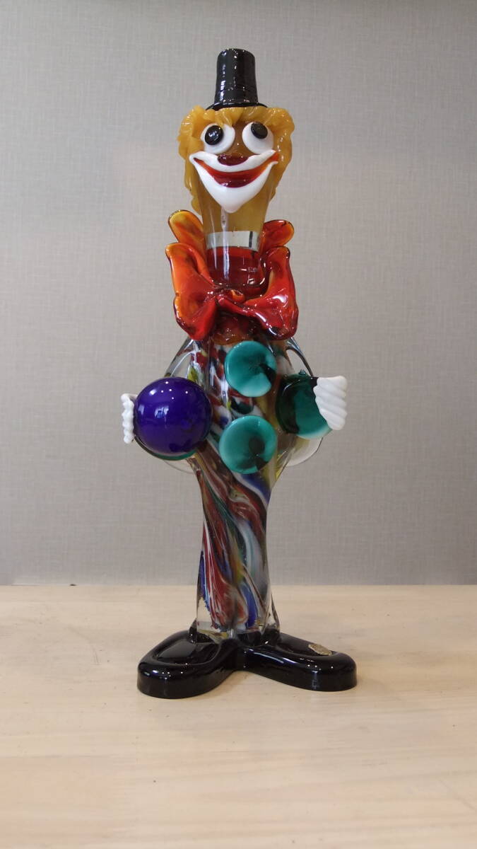 Yahoo!オークション -「ピエロ pierrot」(工芸ガラス) (ガラス Yahoo!オークション -「ピエロ pierrot」(工芸ガラス) (ガラス