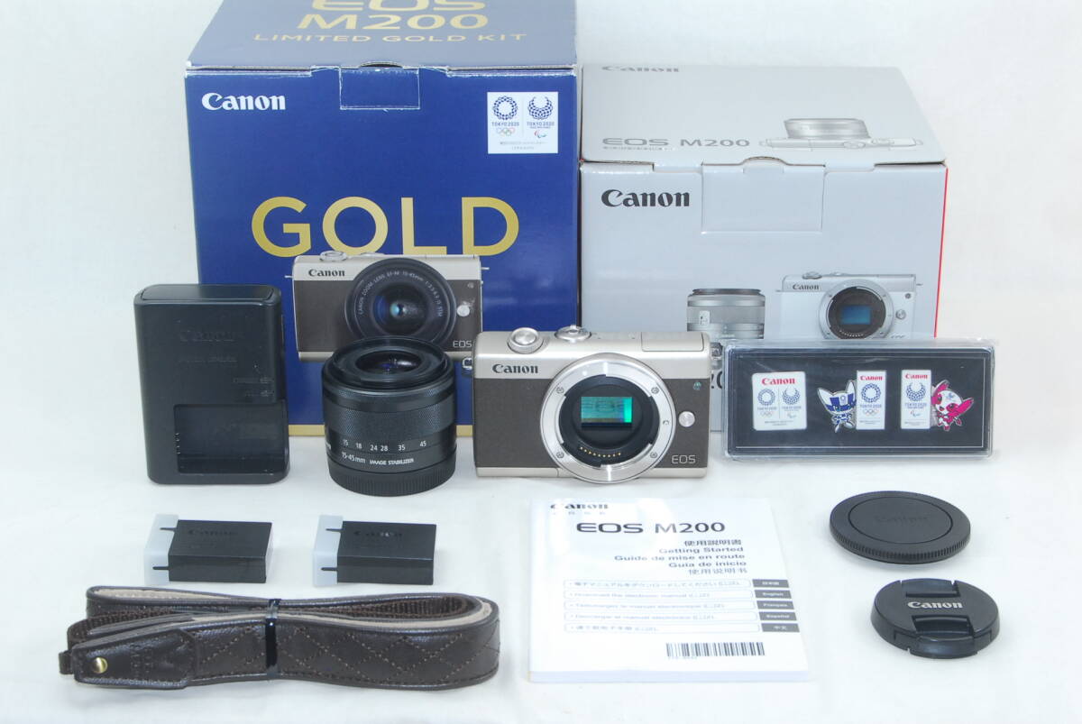 Yahoo!オークション -「EOS M200 リミテッドゴールドキット」の Yahoo!オークション -「EOS M200 リミテッドゴールドキット」の