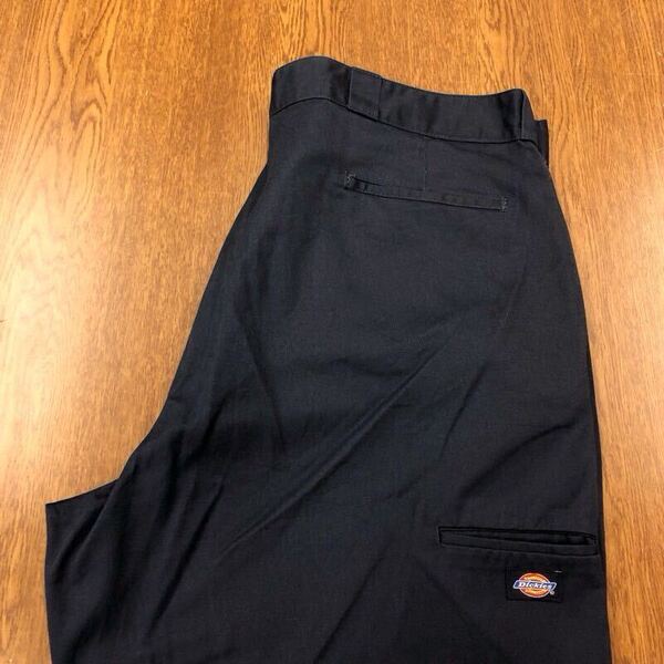 【FI070】Dickies 大きいサイズ ビッグサイズ ワークパンツ ネイビー 紺色 メンズブランド古着 ディッキーズ 送料無料