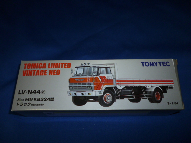 LV-N44d 日野KB324型トラック（白/赤） | 製品をさがす | tomica LIMITED VINTAGE TLV
