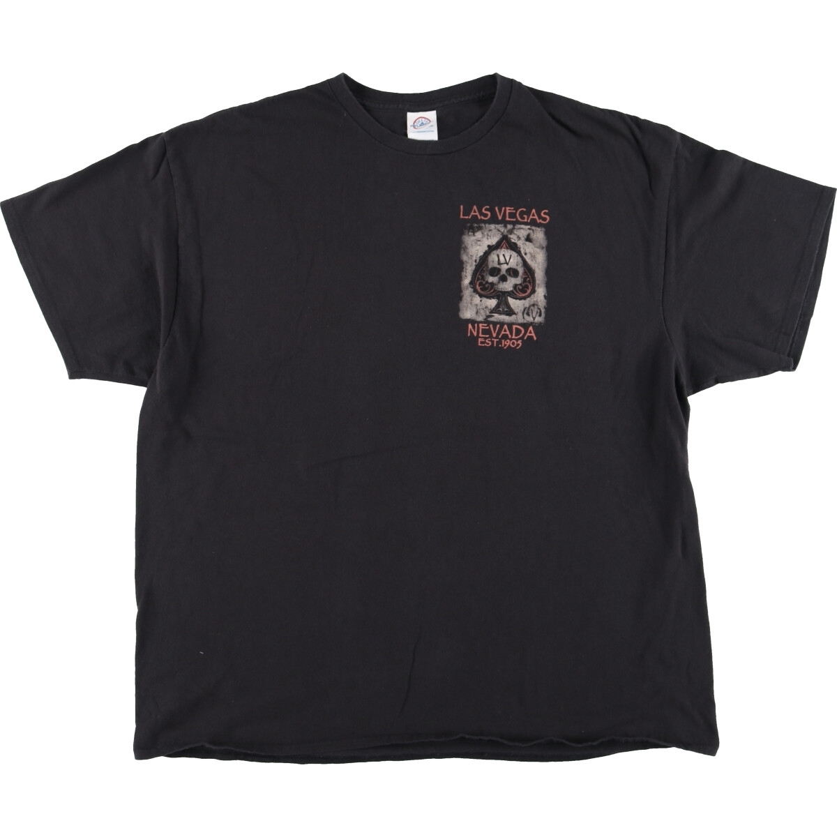 古着 90年代 DELTA ドクロ柄 スカル柄 バックプリント プリントTシャツ メンズXXL ヴィンテージ /eaa436306 【SS2409_30%】