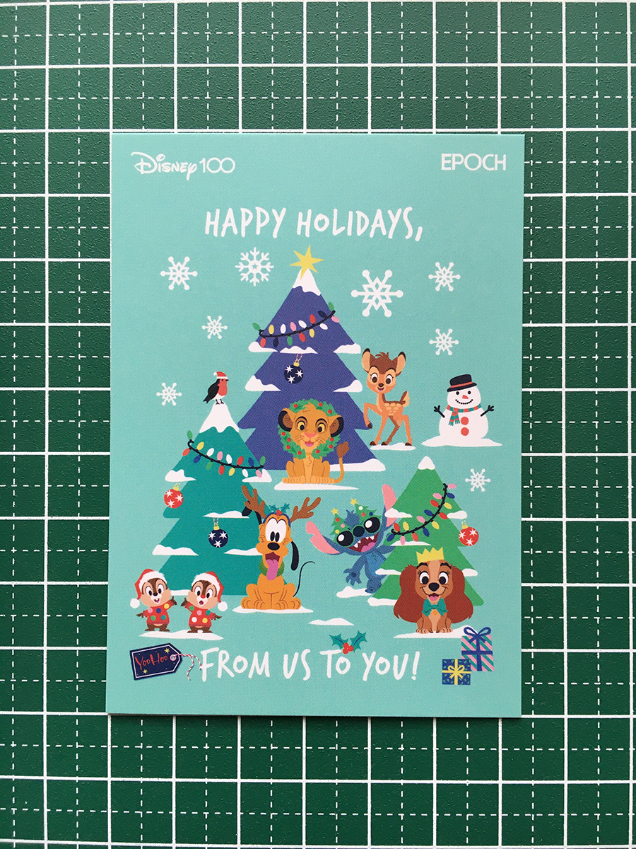 ディズニー100 エポック　No.001 シリアルクリスマス ディズニー100 コレクションカード Disney100×EPOCH-ONE 」全26