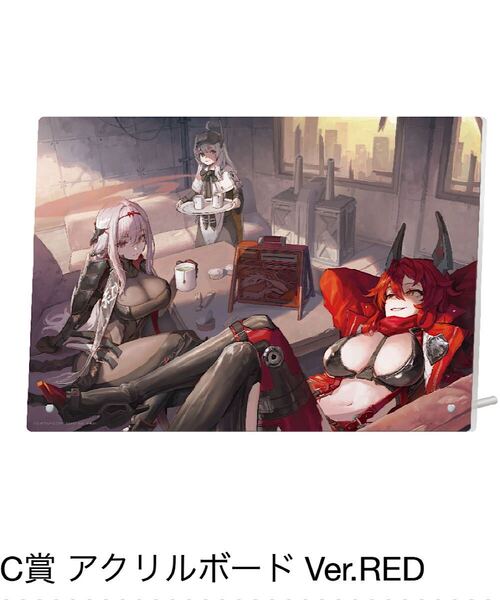 未開封 一番くじ 勝利の女神:NIKKE CHAPTER3 C賞 アクリルボード Ver.RED / レッドフード 紅蓮 スノーホワイト ニケ