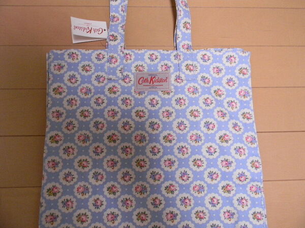◆◆【 Cath kidson 】◆◆ トートバッグ 布バッグ キャスキッドソン 水色