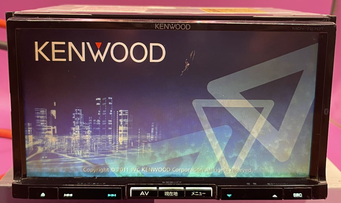 ケンウッドKENWOOD MDV-727DT HDDナビ CD録音 DVD再生 SD USB ケンウッドKENWOOD MDV-727DT HDDナビ CD録音 DVD再生 SD USB