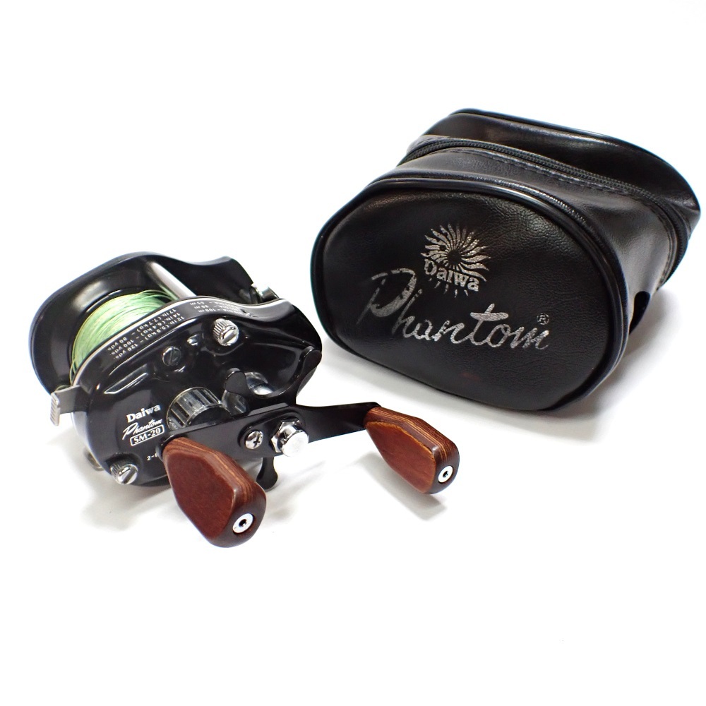 Daiwa 【ダイワ】オールド ベイトリールphantom SM-20 機関良好 Daiwa 【ダイワ】オールド ベイトリールphantom SM-20 機関良好
