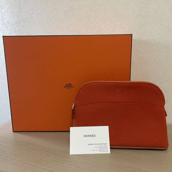 エルメス HERMES 未使用 ボリードポーチ MM