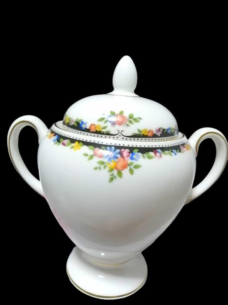 壺印 未使用相当品◇自宅保管 ウェッジウッド オズボーン シュガーポット OSBORNE WEDGWOOD