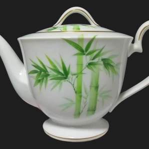 未使用◇自宅保管 ノリタケ 金彩竹図 ポット NORITAKE