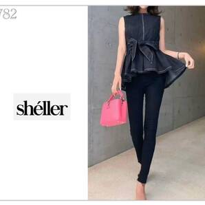 782◆美品◆sheller◇シェリエ◆ヘムライン デニム トップス◆