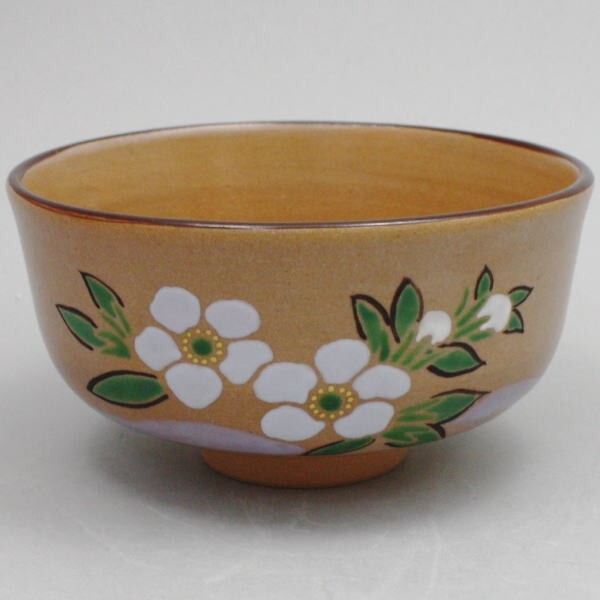 茶道具 銹絵 玉絵茶碗 西村徳泉