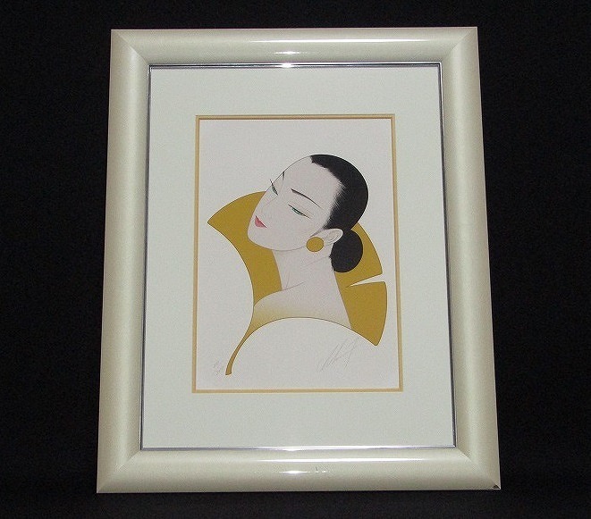 Yahoo!オークション -「鶴田一郎」(シルクスクリーン) (版画)の Yahoo!オークション -「鶴田一郎」(シルクスクリーン) (版画)の