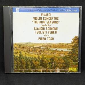 VIVALDI VIOLIN CONCERTOS THE FOUR SEASONS conductor CLAUDIO SCIMONE I SOLISTI VENETI violin PIERO TOSOヴィヴァルディ