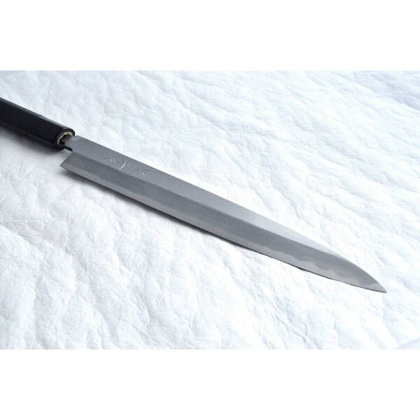 【新品】TADAFUNE 歌舞伎調 柳刃 24cm 片刃 刃材:安来白紙鋼 黒石目ハンドル