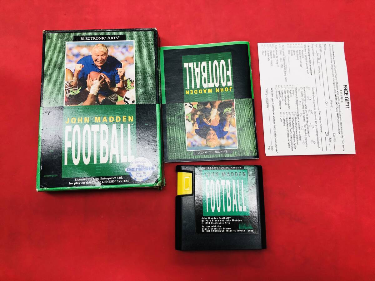 John Madden Football (Sega Genesis, 1990) for sale online | eBay
