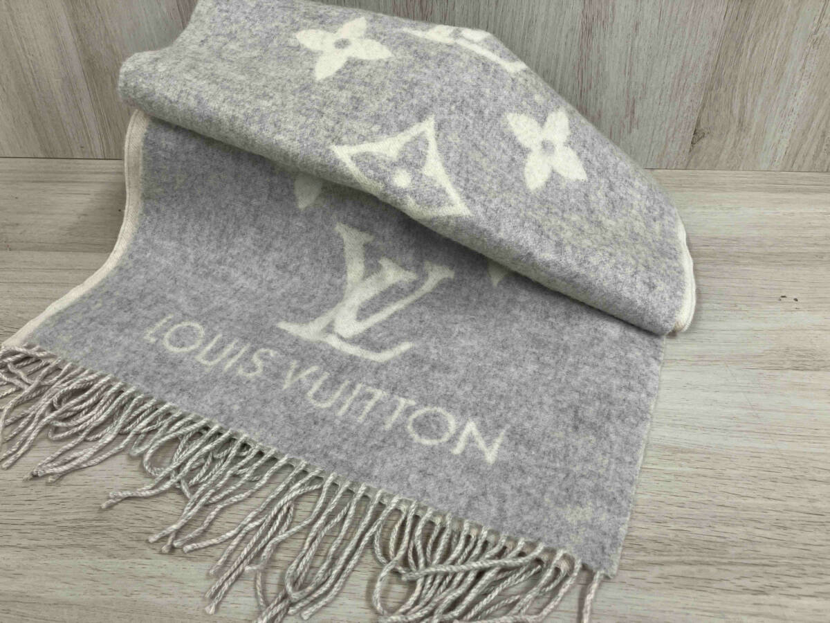 ルイ・ヴィトン マフラー エシャルプ・レイキャビック グレー LOUIS VUITTON ルイ・ヴィトン エシャルプ・レイキャビック