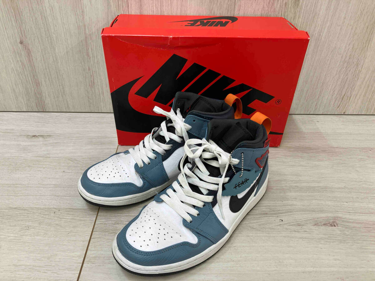 未使用 NIKE AIR JORDAN 1 MID 27㎝ 黒 赤 スニーカー 靴 エア