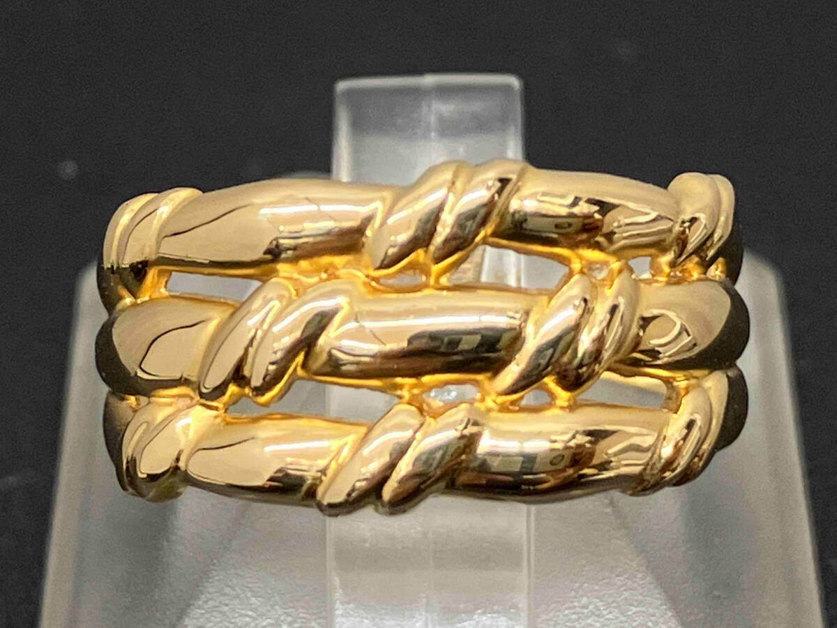 通販でクリスマス 2025年最新】Yahoo!オークション -k18デザインリングの中古品 アクセサリー