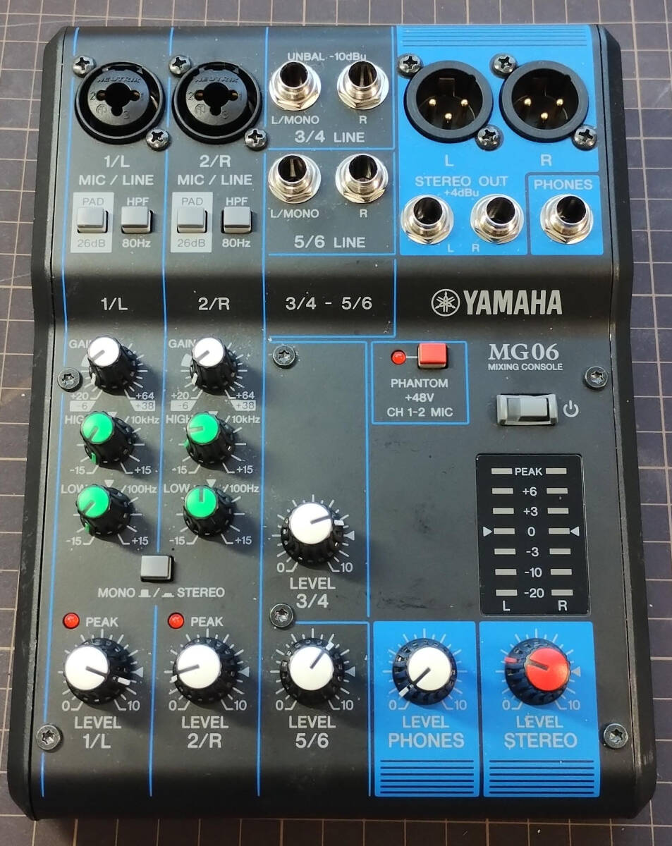 Yahoo!オークション -「yamaha mg06 ミキサー」の落札相場・落札価格 Yahoo!オークション -「yamaha mg06 ミキサー」の落札相場・落札価格