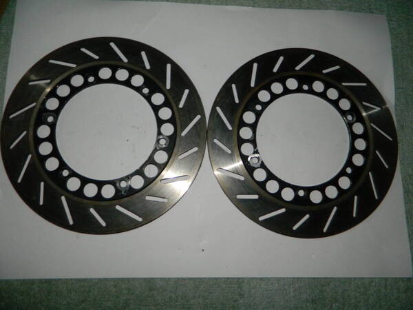 498 RZ250R フロントブレーキディスク左右 外径267mm 1AR、29L