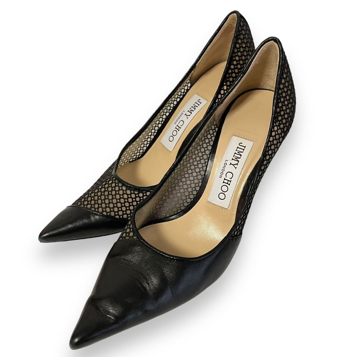 Yahoo!オークション -「jimmy choo(ジミーチュウ) ポインテッド Yahoo!オークション -「jimmy choo(ジミーチュウ) ポインテッド