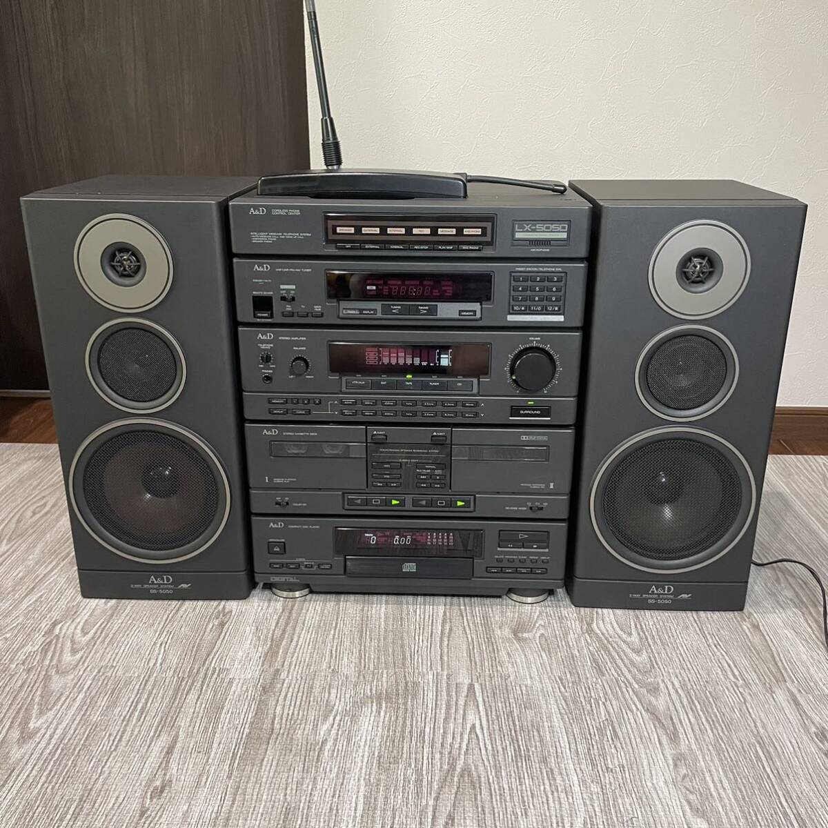 赤井電機 A&D LX-5050 オーディオ コンポ ジャンク品