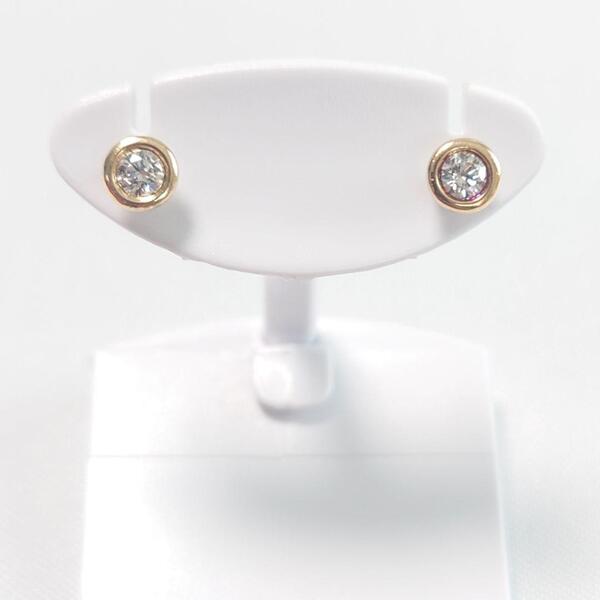TIFFANYティファニー K18 バイザヤード ダイヤモンドピアス 5124